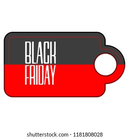 Isolatted black friday label. Vector illustration design
