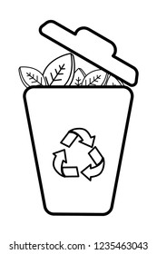 Isolted eco trash design