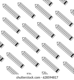 Isolted wooden pencil