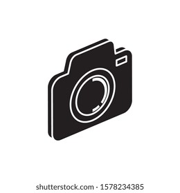 Isomatric camera design, Device gadget technology photography equipment digital and photo theme Vector illustration