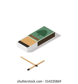 Isomeric Matchbox and Matches.