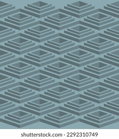 Isometric 3d box pattern perfect repeat