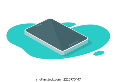 Isometric 3d teléfono celular pantalla en blanco ilustración vectorial o marco de objeto celular de teléfono celular en un escritorio de mesa abstracto diseño gráfico aislado en fondo blanco 