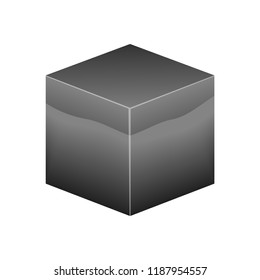 Isometric 3D cube textures vector set for computer games