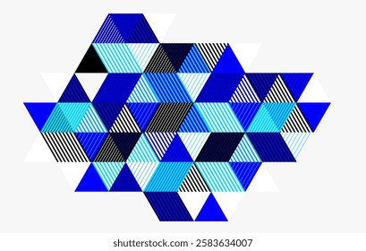 Isometric 3D cubes vector abstract geometric background, abstraction art polygonal graphic design wallpaper, cubic shapes and forms composition lowpoly style.