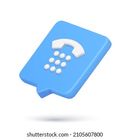 Isometric 3d icon retro telephone handset buttons quick tips cyberspace alert vector illustration. Realistic notification symbol of hotline, customer support, helpline, contact remotely communication