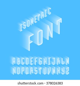 Isometric 3d Type Font