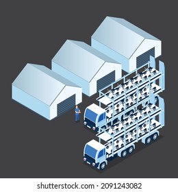 isometric 3d vector concept for banner, website, illustration, landing page, flyer, etc.