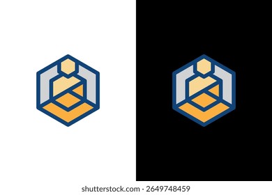 Isometric Abstract Figure Icon Design Concept