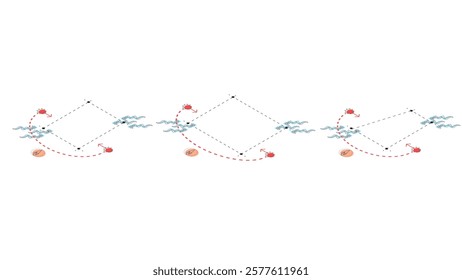 isometric architecture site analysis symbol icon element drawing graphic flat isolated vector. architecture element line sun wind sound sun path vegetation.