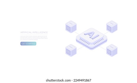 Inteligencia artificial isométrica, análisis de ai con servidor de datos