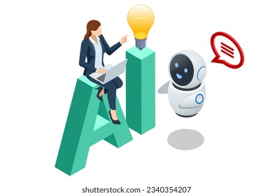 Inteligencia Artificial Isométrica, Inteligencia de Conocimientos Especializados Aprender. Chat de conexión a Internet, Chat con AI, Inteligencia Artificial.