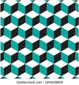 Isometric background, realistic vector illustration
