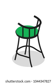 Isometric Bar Chair