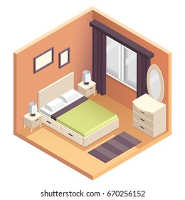 Bedroom Interior Vector Stock Vectors Images Vector Art