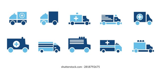 Isometric of blue delivery trucks, vans, and cargo vehicles with boxes and parcels isometric blue delivery truck