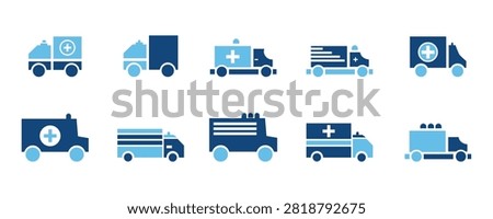 Isometric of blue delivery trucks, vans, and cargo vehicles with boxes and parcels isometric blue delivery truck