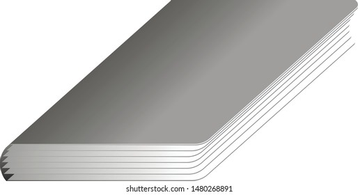 Isometric book icon. isometric icon. 
