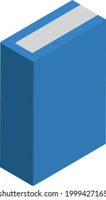 Diseño Isometric Book Vector Illustration