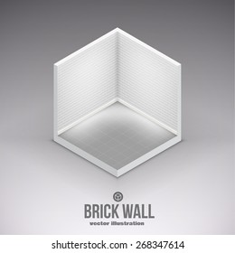 Isometric Brick Wall