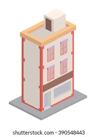 isometric building