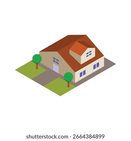 Isometric Building and Architecture Icon Set