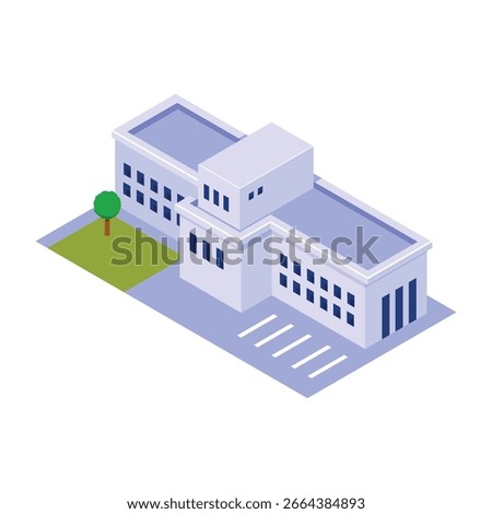 Isometric Building and Architecture Icon Set