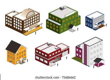 Isometric Building Collection