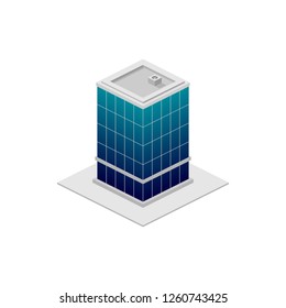isometric building. Element of color building icon for mobile concept and web apps. Detailed isometric building icon can be used for web and mobile