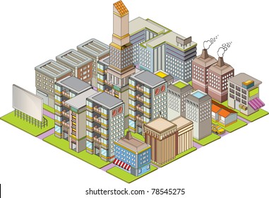 Isometric Building Map