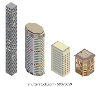 Isometric buildings