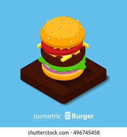 isometric Burger