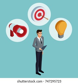 Isometric business avatars