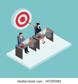 Isometric business avatars