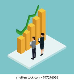 Isometric business avatars