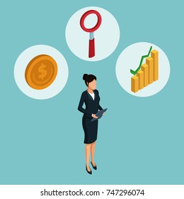Isometric business avatars