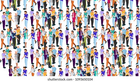 isometric business people vector 3D set. Businessman and business woman, business clothes. The concept of office workers, director and subordinates isolated on white background. -stock vector