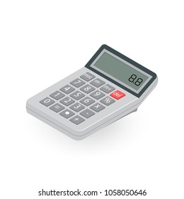 isometric calculator icon