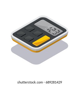 Isometric Calculator Icon
