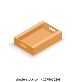 Isometric Cardboard Product Box