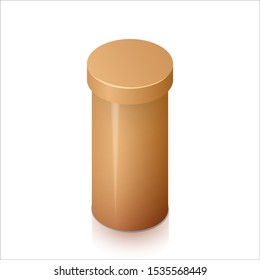 Isometric carton packaging box. 3D realistic icons. Vector illustration