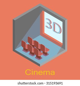 isometric cinema design