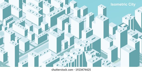 Isometric city vector.Smart town with road , trees,smart city and public park,building 3d,capital , Vector office and metropolis concept.