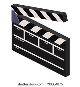 Isometric Clapperboard