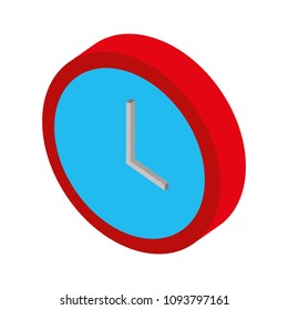 isometric clock time hour image