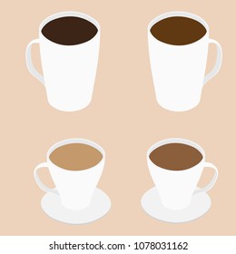 Isometric coffee mug/cup