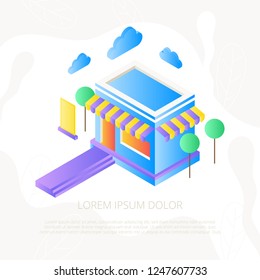 ISOMETRIC COFFEE SHOP
