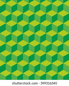 Isometric colorful cube pattern background vector