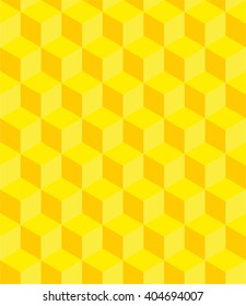 Isometric colorful cube pattern background vector