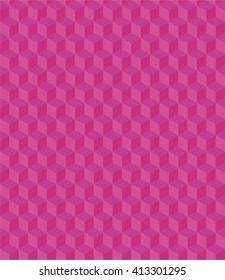 Isometric colorful cube pattern background vector, gift card, post card texture.